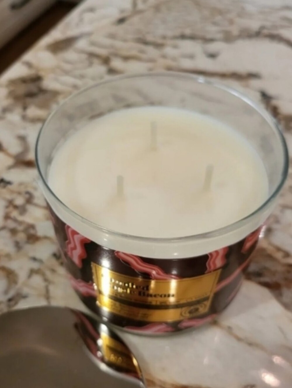 NEW Bath & Body Works 3-Wick candles Candied Maple Bacon Lot of Two - Picture 5 of 5